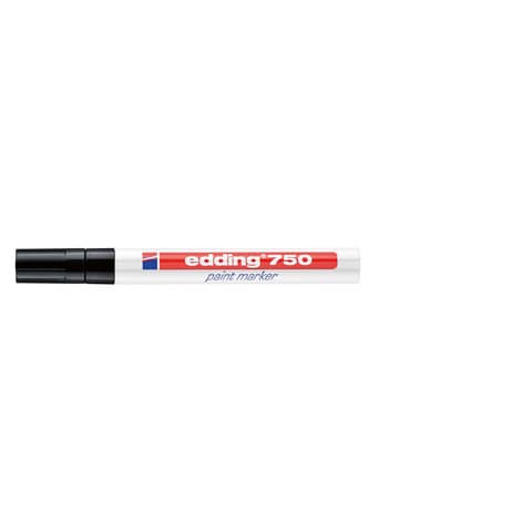 Marcatore a vernice edding 750 punta conica 2-4 mm nero E-750 001